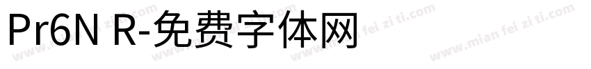 Pr6N R字体转换